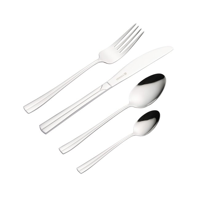 Viners Select 4-Piece Pastry Fork Set | Grey