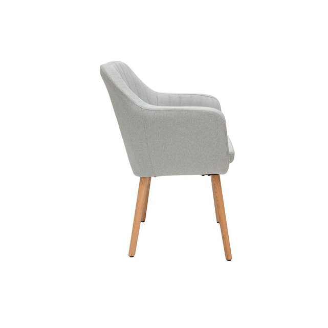 Fauteuil Scandinave Pieds Chêne Aleyna