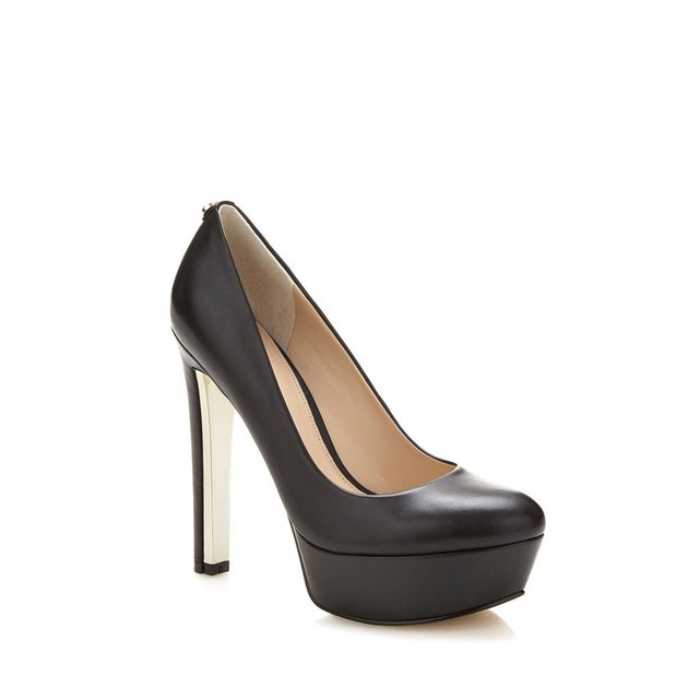 ESCARPIN EAGER CUIR VERITABLE Guess en beige pour femme ESCARPIN EAGER CUIR VERITABLE Guess en beige pour femme