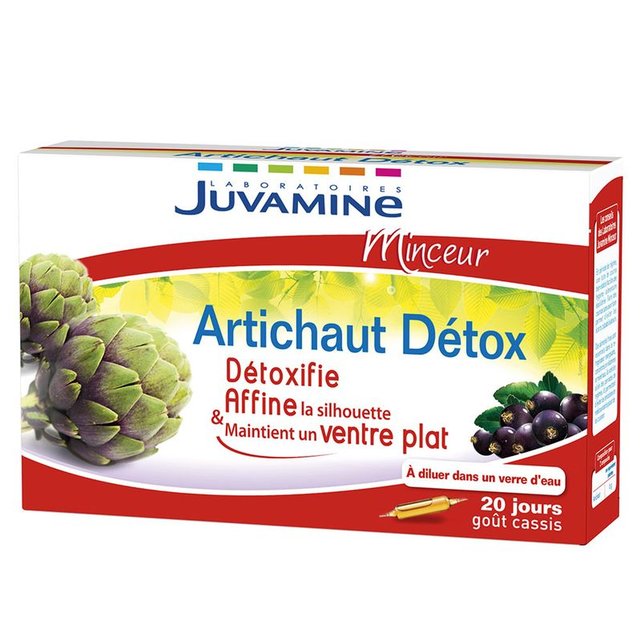 Minceur artichaut detox 20 ampoules Juvamine | La Redoute Minceur artichaut detox 20 ampoules Juvamine | La Redoute