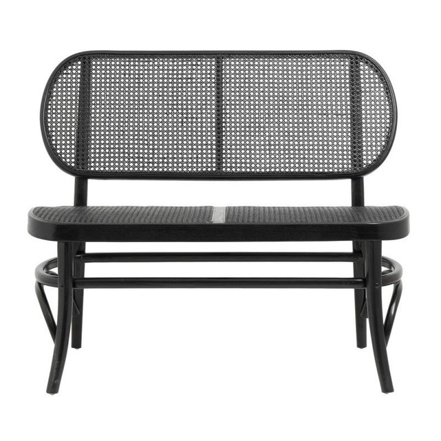 Banquette Cannage Rotin Classique Wicky Noir Nordal La Redoute