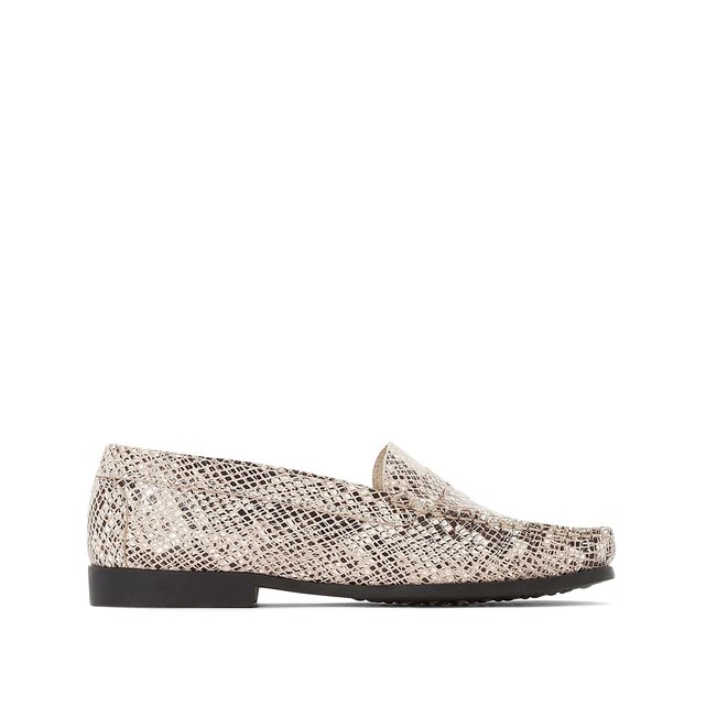 Mocassins effet python python beige Anne Weyburn | La Redoute