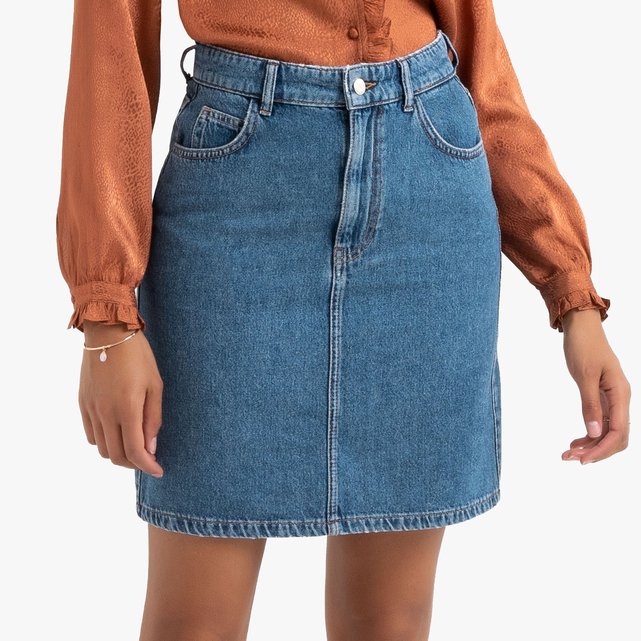 denim skirts for small waist big hips