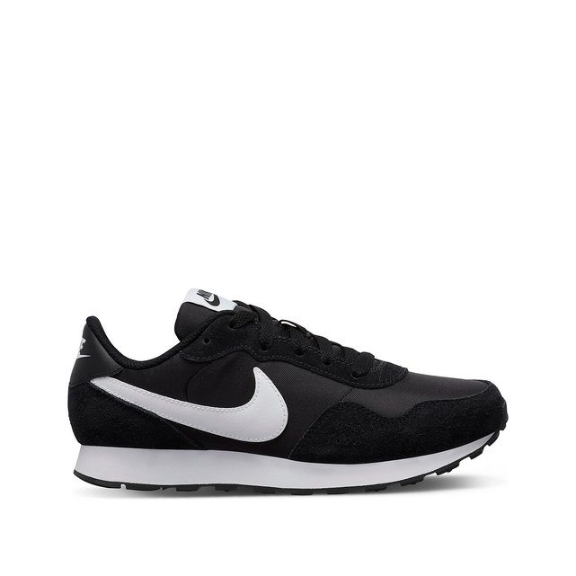 black leather nike trainers