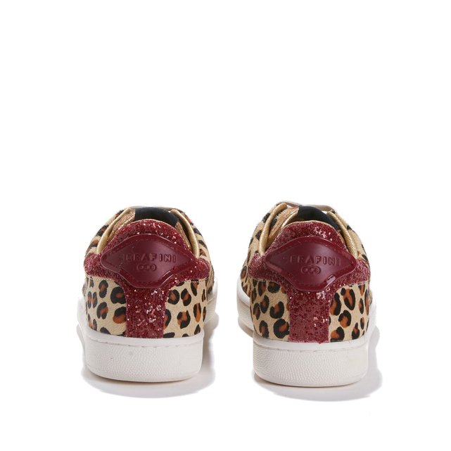 LEOPARD Baskets cuir à JIMMY SERAFINI lacets CONNORS d1PqYwTx