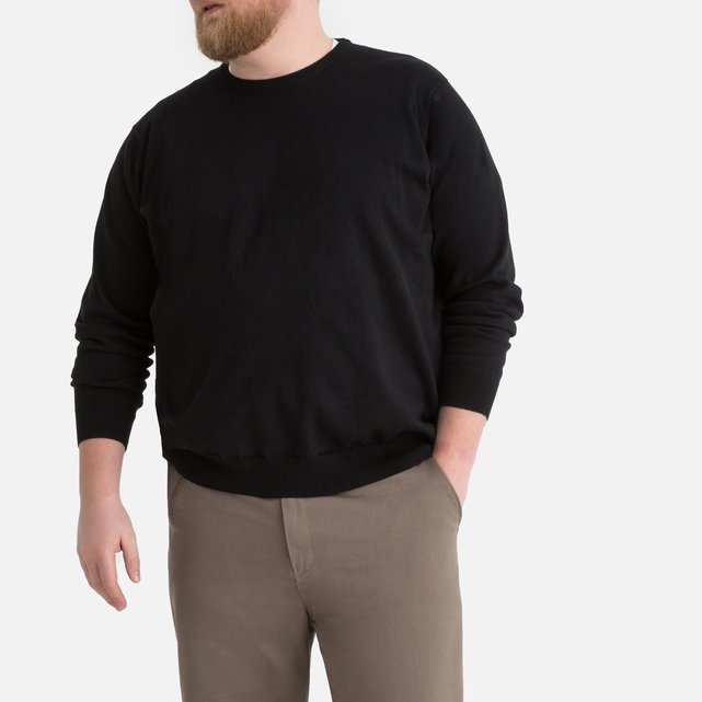 black round neck jumper