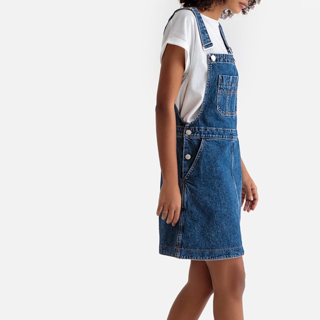 Robe-salopette en jean Tommy Jeans stone | La Redoute