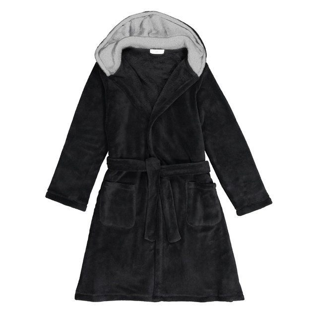 Robe de chambre 10-18 ans noir La Redoute Collections | La ...