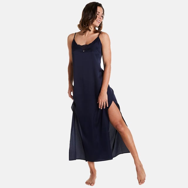 Classic Robe à Fines Bretelles Florale à Encolure en V pour Femmes -S5J007Z8-LQQ - LC