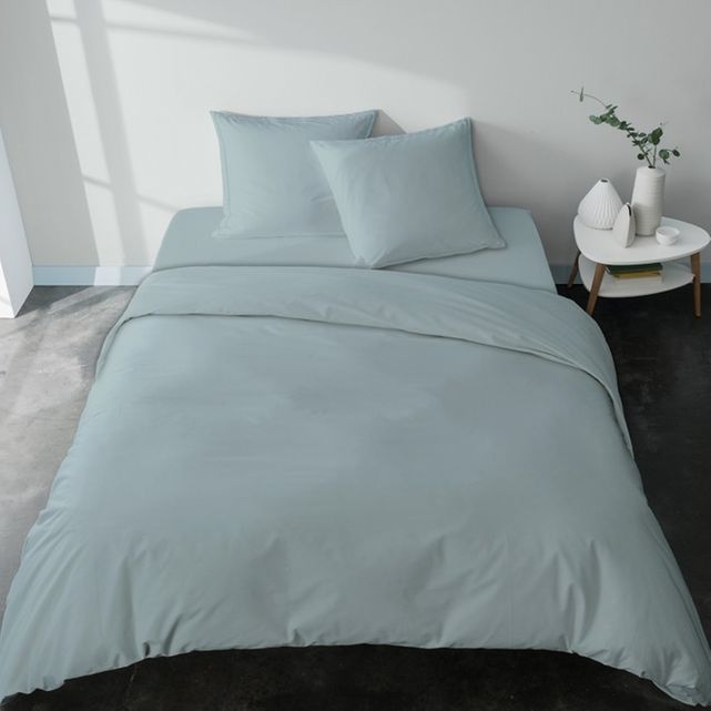 Drap Housse Grand Bonnet Tout Uni En Percale De Coton 200 Fils