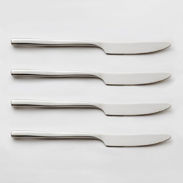Lot 4 couteaux inox, ANDRINE