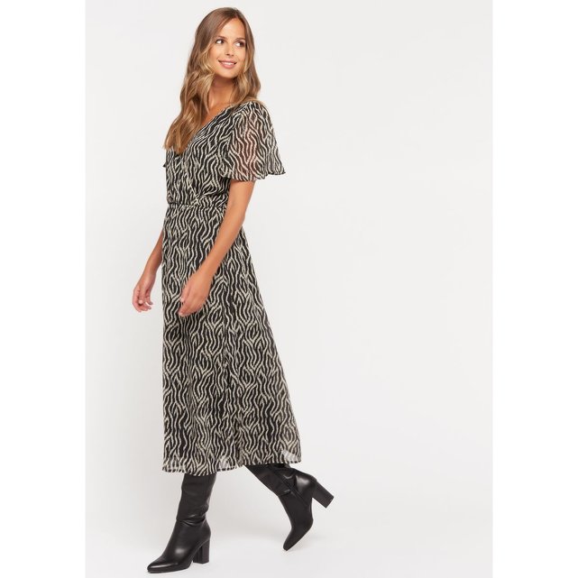 Robe Maxi Cache Coeur Noir Lolaliza La Redoute