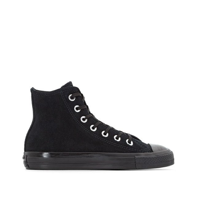 Baskets montantes ctas mono plush suede hi noir Converse La Redoute Baskets montantes ctas mono plush suede hi noir Converse La Redoute