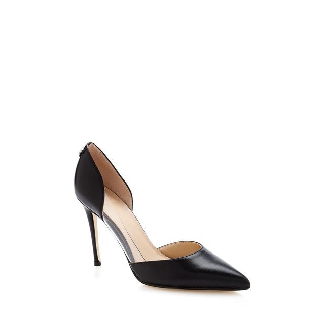 Escarpin barbie cuir veritable noir Guess La Redoute Escarpin barbie cuir veritable noir Guess La Redoute