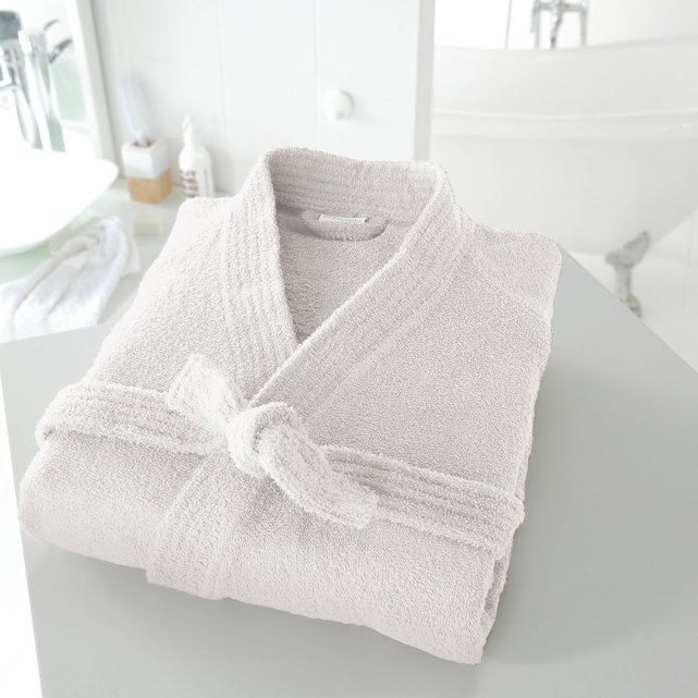 Cotton kimono-style bathrobe, 350 g/m² La Redoute Interieurs | La Redoute