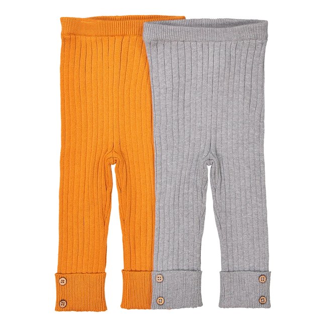 Birth-3 Years La Redoute Collections Pack of 2 Leggings