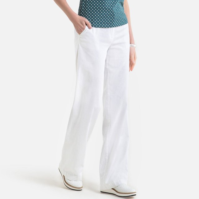 Weite Hose aus Leinen-Mix  ANNE WEYBURN image 0