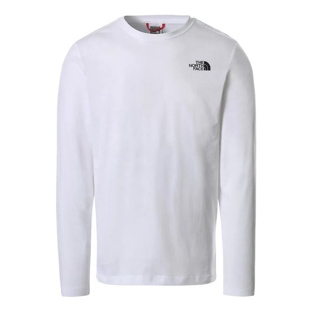 North face white deals long sleeve t shirt