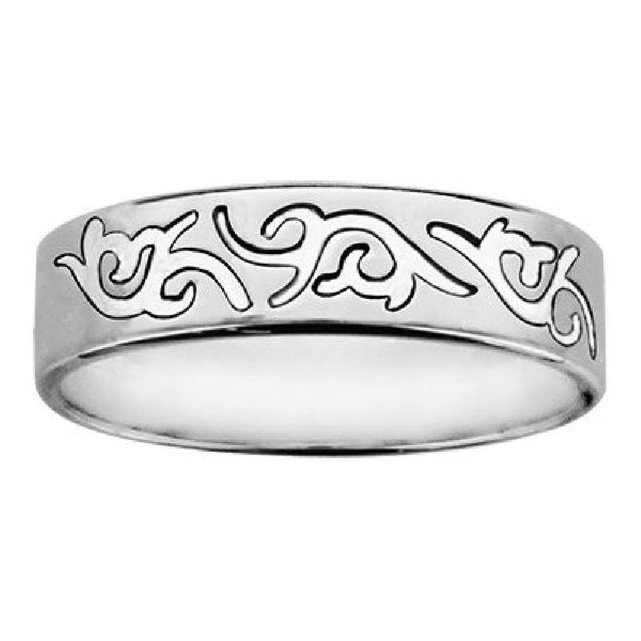 bague argent motif tribal bague argent motif tribal