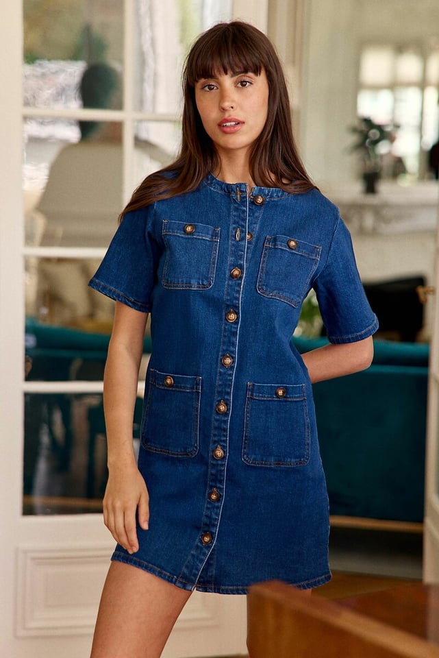 pepe jeans denim dress Jurken Denim Jurkje Denim Jola Jurken Pepe Jeans Jurk ELLA In Blauw Denim  ABOUT YOU