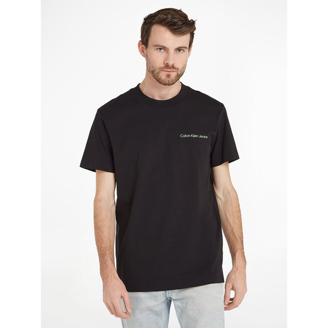 T-shirt de mangas curtas preto Calvin Klein Jeans