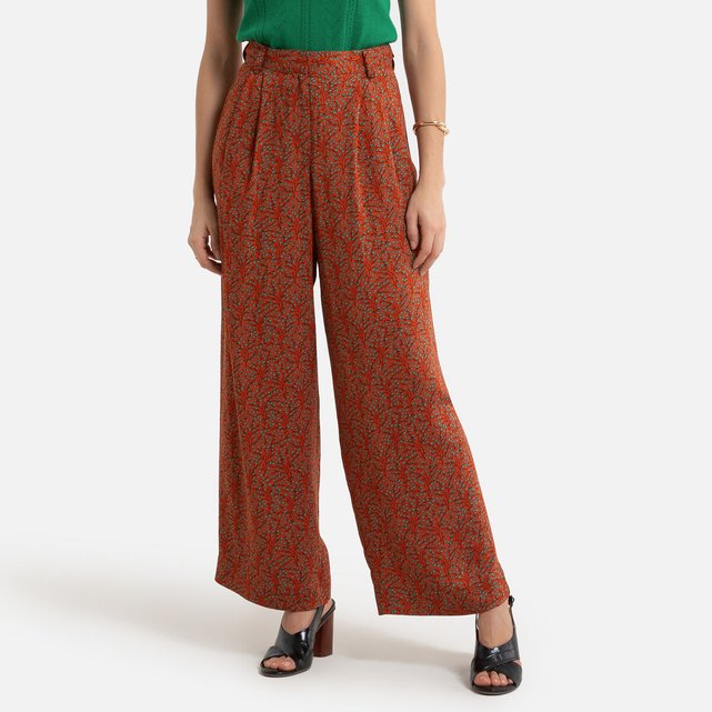 Bedruckte Hose aus weich fliessendem Material  SEE U SOON image 0