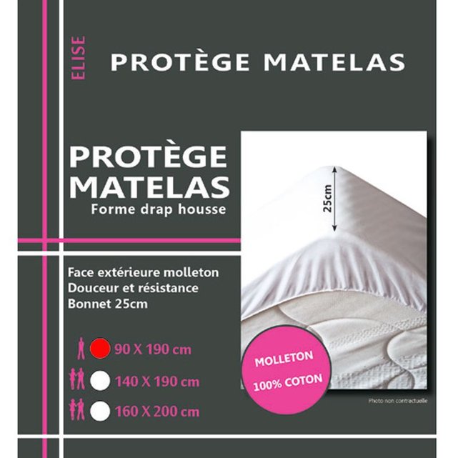 Alèse en coton molleton 90 x 190 cm Storex | La Redoute