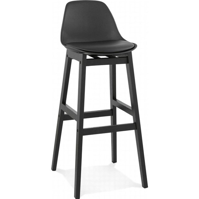 Tabouret de bar design turel noir Kokoon Design | La Redoute