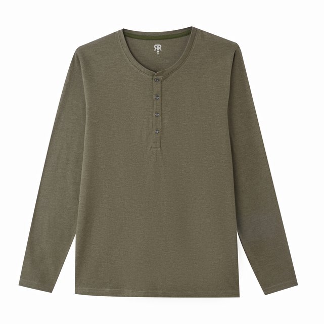 Longra Herren Longsleeve Langarm T Shirt Knopfleiste Mit Longra Herren Longsleeve Langarm T Shirt Knopfleiste Mit