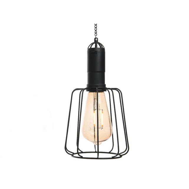 Lampe Forme Large Suspension Solaire Blanc Goutte Chaud D'extérieur Jardideco Led fbg7y6