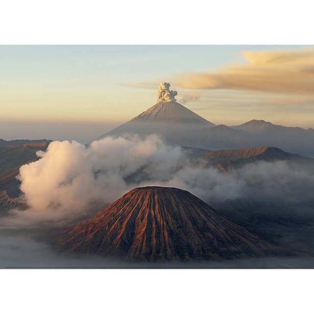  Poster  mural affiche volcan  bromo java  indonesie 