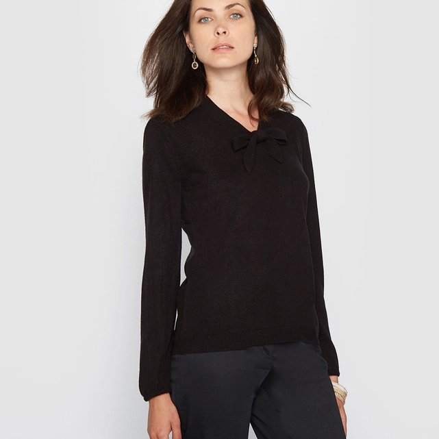 Pull cravate, fantaisie Anne Weyburn | La Redoute