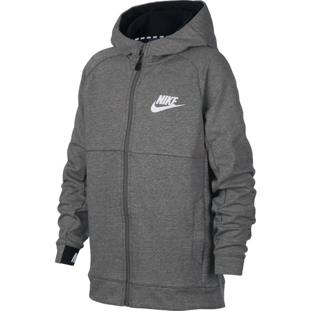 Zip-up hoodie , grey, Nike | La Redoute