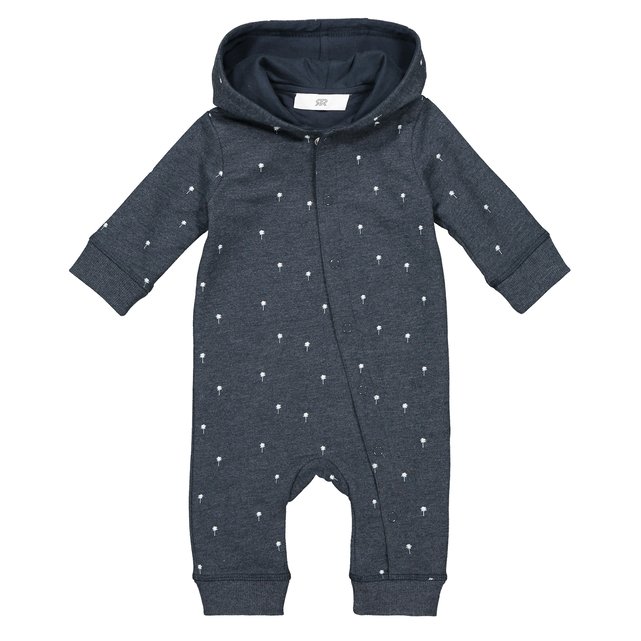 Bedruckter Overall mit Kapuze, 0 Monate - 2 Jahre  LA REDOUTE COLLECTIONS image 0