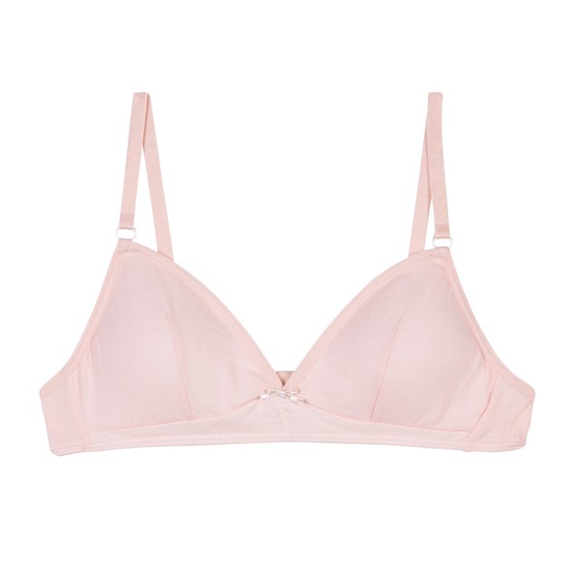 Cotton non-underwired bra, sizes 26a-32a Dim | La Redoute