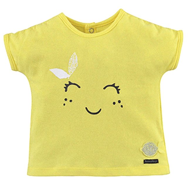 Tee Shirt Bebe Fille Jaune Sucre D Orge La Redoute