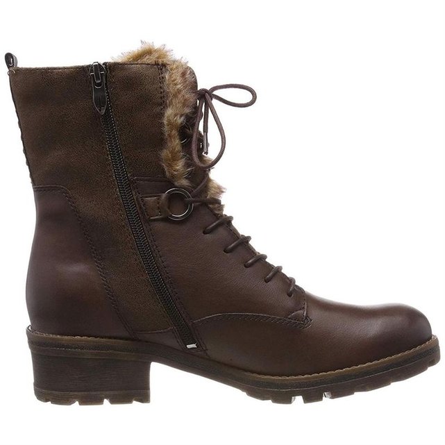 bottines marron tamaris