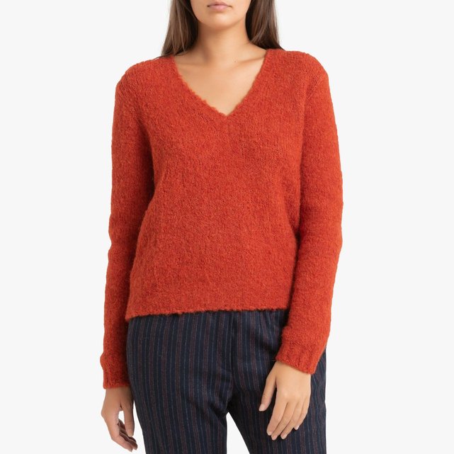 Pull col V en grosse maille MISSISSIPI Pull col V en grosse maille MISSISSIPI