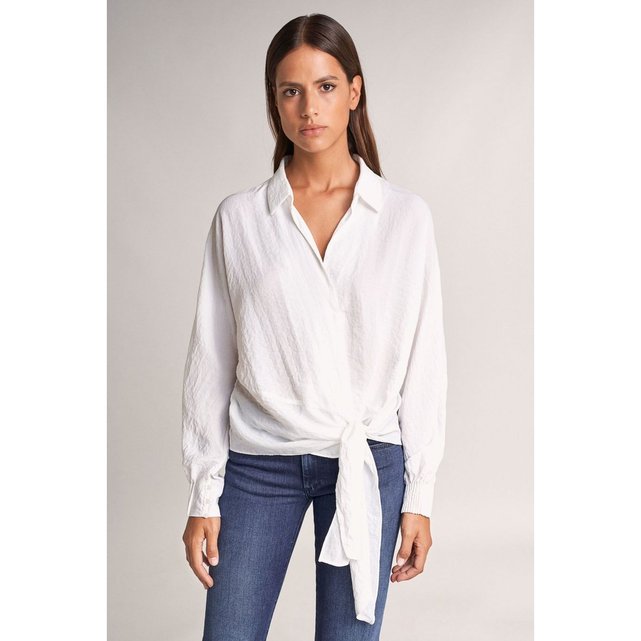 Tunique avec n?ud sevilla blanc Salsa | La Redoute