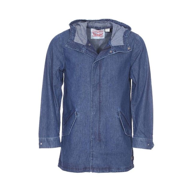 En Bleu Levi's Stone Indigo À Coton Capuche Parka La Fishtail Jean xwgT8q