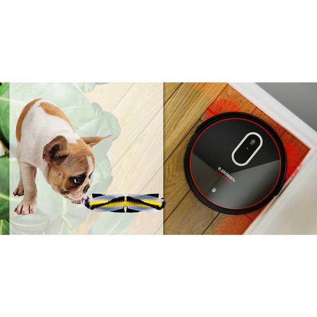 Aspirateur robot power animal noir, rouge Eziclean | La Redoute Aspirateur robot power animal noir, rouge Eziclean | La Redoute