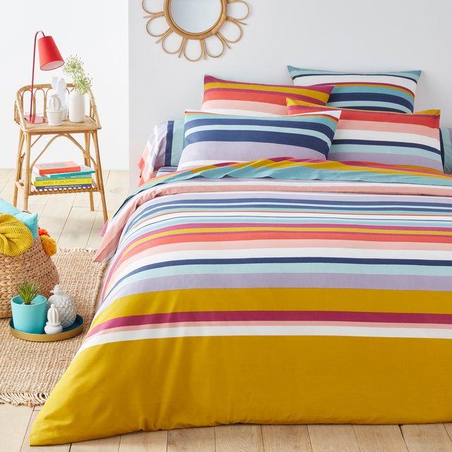 Multi Coloured Striped Duvet Covers Home Decorating Ideas