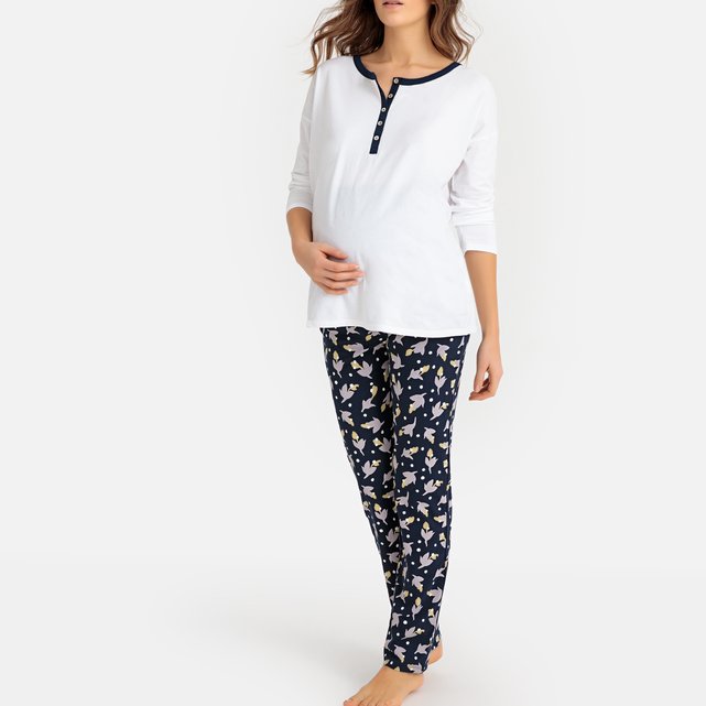Pijama para grávida e amamentação  LA REDOUTE MATERNIDADE image 0