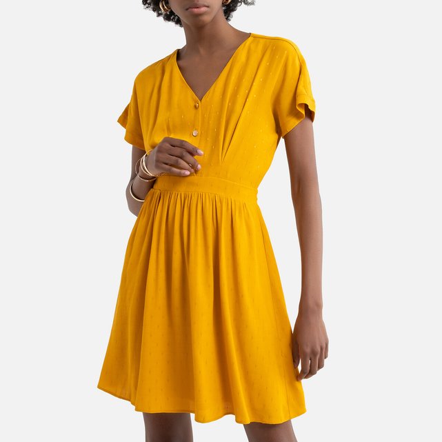 robe moutarde naf naf