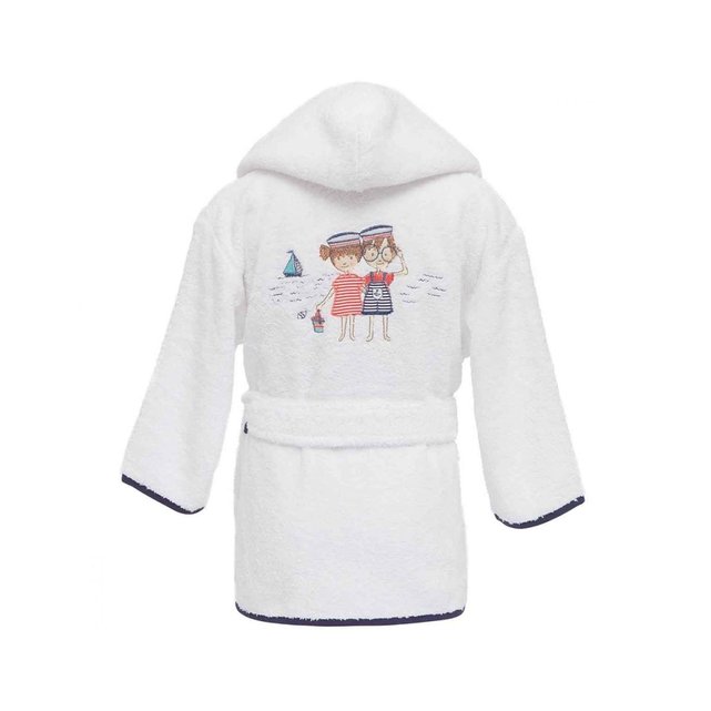 Peignoir Enfant Brode A La Plage Sensei Maison La Redoute