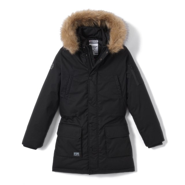 Parka à capuche 10-16 ans Redskins noir | La Redoute