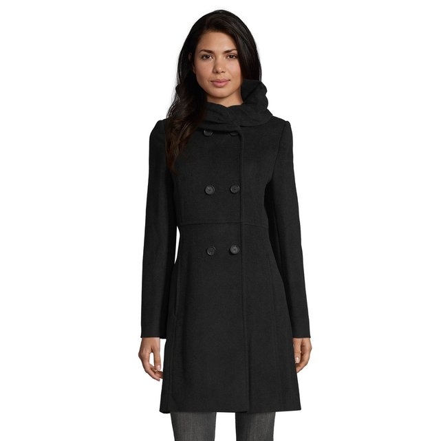 Manteau en laine noir Betty Barclay | La Redoute Manteau en laine noir Betty Barclay | La Redoute
