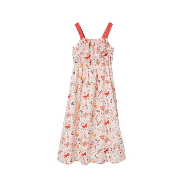 Imprimée Détails Macramé Robe En Longue Fille lKcTF1J