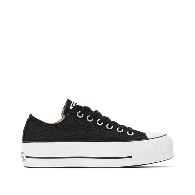 Chuck taylor all star lift flatform low top trainers , black, Converse | La  Redoute