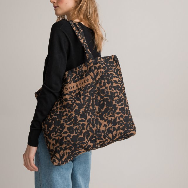 Leopard print circle bag with crossbody strap, leopard print, La Redoute  Collections